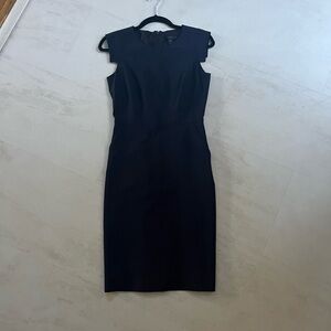 J crew suit dress size 00 navy blue